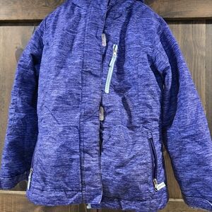 Champion C9 Girls 7/8 purple insulated Winter coat with fleece liner